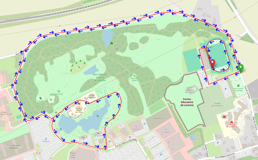 Parcours du 5 km